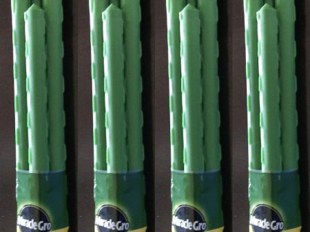 Miracle Gro SMG12198W 2 pack 4    48  Green Plastic Coated Metal Plant Stakes - Quantity of 60 (2) packs For Discount