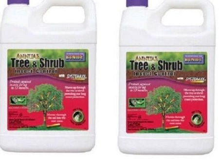 Bonide # 611 Gallon Annual Tree & Shrub Liquid Systemic Insect Control - Quantity of 2 bottles Sale