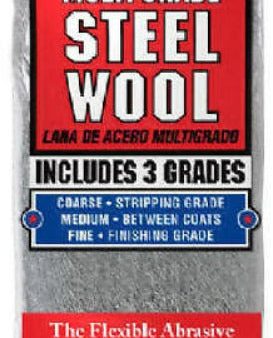 Homax 10121114 12-Pack of Assorted Steel Wool Pads - Quantity of 12 Online Hot Sale