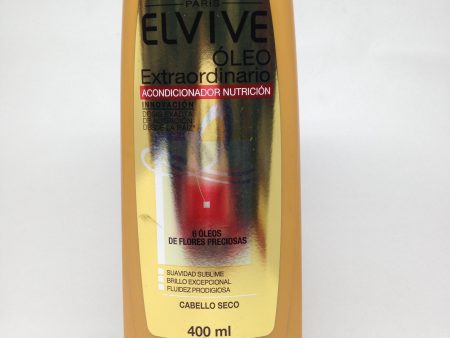 ACONDICIONADOR ELVIVE ÓLEO EXTRAORD. NUTRICION 400 ML Discount