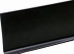 M D Bldg 93146 4  x 20  Black Vinyl Self Stick Wall Base Cove Moulding Bulk Roll - Quantity of 4 Online now