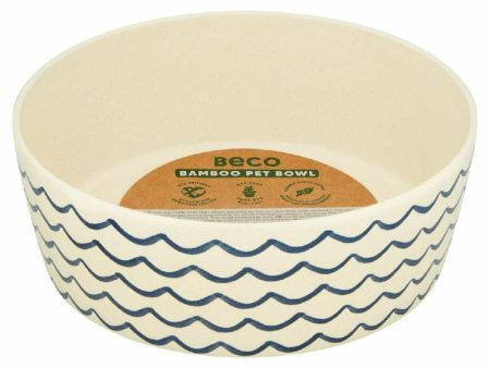 Beco Pets Wave Print Bowl - Dog Bowl Online Hot Sale