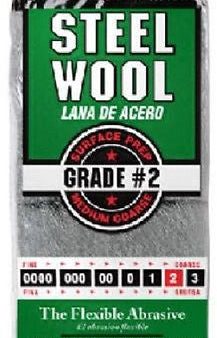 (12)  packages Homax 10121112 12 packs #2 Medium Coarse Steel Wool Pads Online Sale