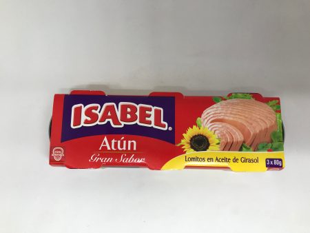 ATÚN ISABEL TRIPACK ACEITE GIRASOL 80 GR Discount