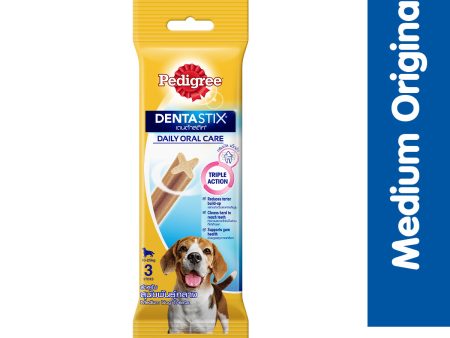 PEDIGREE® DENTASTIX™ Dog Treat 3s Adult Medium Original Hot on Sale