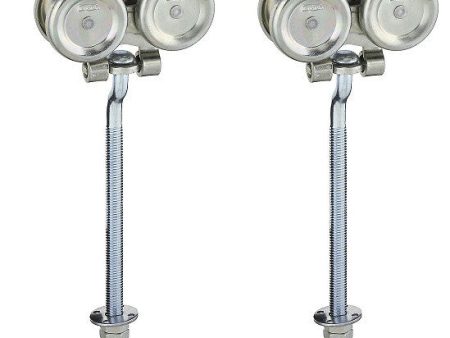 Stanley N174-268 5220 2-Pack Of Zinc Box Rail Barn Door Trolley Hanger Rollers - Quantity of 1 For Cheap