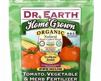 Dr Earth 704P 4 LB Bag of 4-6-3 Organic Tomato Vegetable & Herb Fertilizer - Quantity of 2 Sale