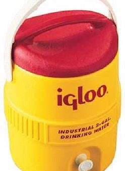 2 ea  Igloo 421 2 gallon Yellow   Red Plastic Commercial Drinking Water Coolers Sale