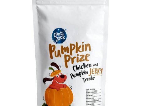 Capt Zack Pumpkin Prize Chicken and Pumpkin Jerky Treats 70gm Sale