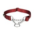 Trixie Premium Choke Collar Chain For Dogs - Cherry Red M L Cheap