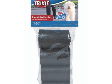 Trixie Dog Dirt Pickup Bags Refill 80 Bags Black Supply