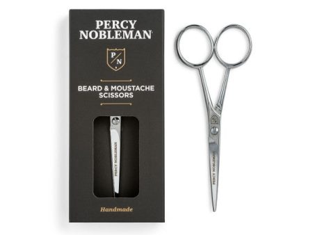 Percy Nobleman Beard & Moustache Scissors Barzdos ir ūsų formavimo žirklės Discount