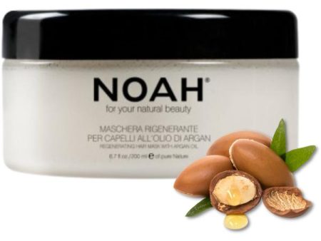 Noah 2.3. Regenerating Mask With Argan Oil Kaukė sausiems ir pažeistiems plaukams, 200 ml Online Hot Sale