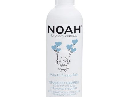 Noah Kids Shampoo Milk And Sugar For Frequent Washing Vaikiškas maitinamasis šampūnas su pienu ir cukrumi dažnam naudojimui, 250 ml Supply