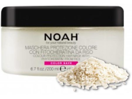 Noah 2.4. Hair Mask With Rice Phytokeratine Spalvą tausojanti kaukė dažytiems plaukams Online Sale