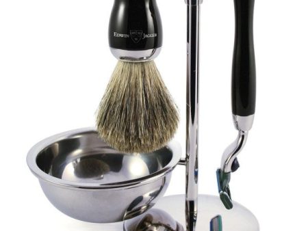 Edwin Jagger S21M726CRB 4 Piece Shaving Set 4 dalių skutimosi rinkinys Supply