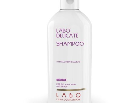 LABO DELICATE šampūnas jautriai galvos odai su 3 hialurono rūgštimis MOTERIMS, 200 ml +dovana Supply