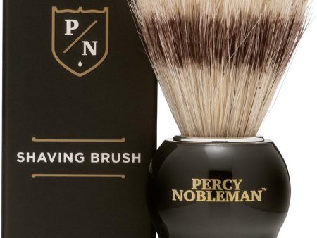 Percy Nobleman Shaving Brush Šerno šerių skutimosi šepetėlis Online now