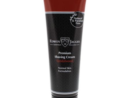 Edwin Jagger PPS-SCSWT Premium Shaving Cream Santalmedžio aromato skutimosi kremas, 75ml Hot on Sale