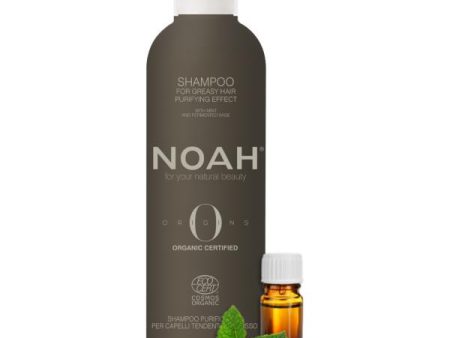 Noah Origins Purifying Shampoo For Greasy Hair Valomasis šampūnas besiriebaluojantiems plaukams, 250ml For Cheap