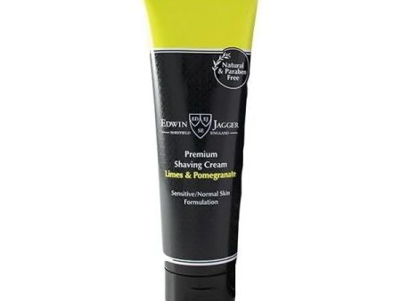 Edwin Jagger PPS-SCLPT Premium Shaving Cream Laimų ir granatų aromato skutimosi kremas, 75ml Hot on Sale